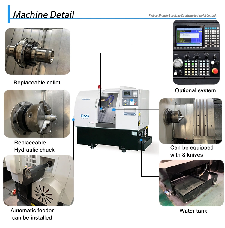 Chinese CNC Lathe Metal Turning CNC Lathe Slant Bed CNC Lathe with Fanuc or Syntec Control