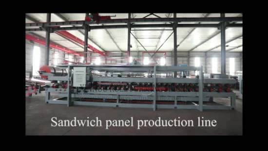 Petit pain composé de panneau de bâti de sandwich de panneau de toit de mur d'ENV formant la machine